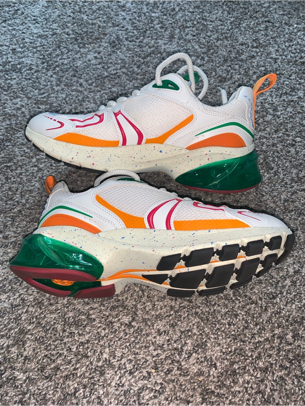 Women Tory Burch Good Luck Trainer Multi Colored Sneaker - Picture 7 of 7